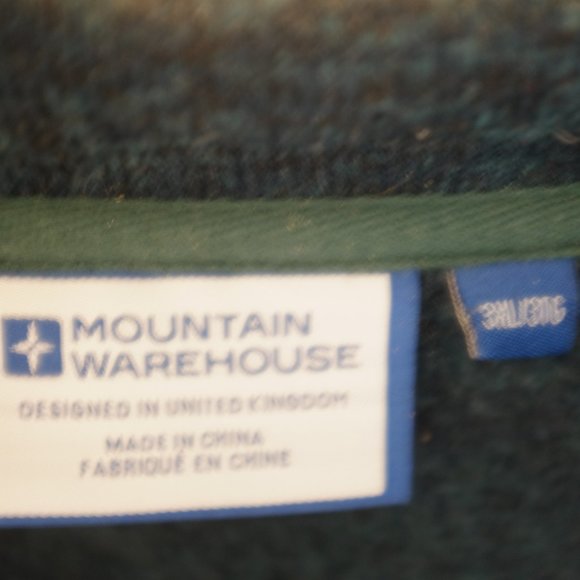 COPY - MOUNTAIN WAREHOUSE Mens Tracksuit Top Jacket 3XL forest Green Flecked - Picture 10 of 10